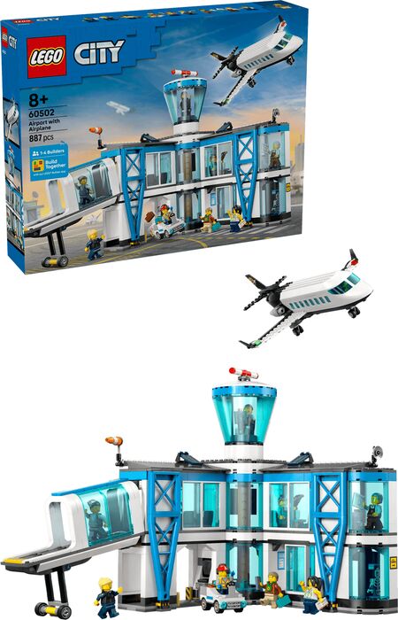LEGO City flugvöllur og flugvél 60502