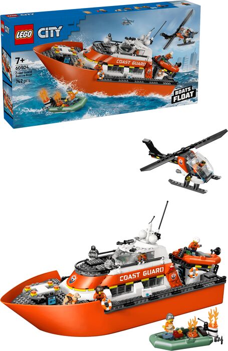 LEGO City landhelgisgæslubátur og þyrla 60504
