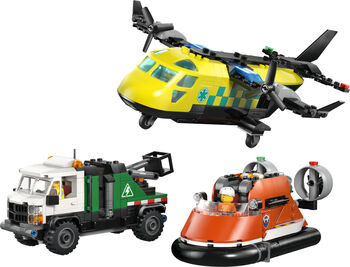 LEGO City flugvél, þjónustubíll & svifnökkvi 60505