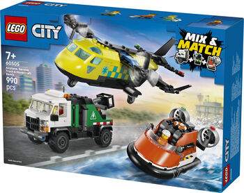 LEGO City flugvél, þjónustubíll & svifnökkvi 60505