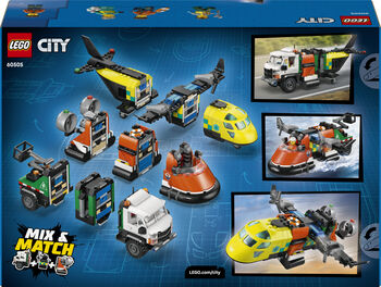 LEGO City flugvél, þjónustubíll & svifnökkvi 60505