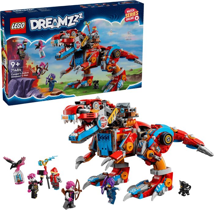 LEGO DREAMZzz Cooper og C-Rex risaeðlan 71484