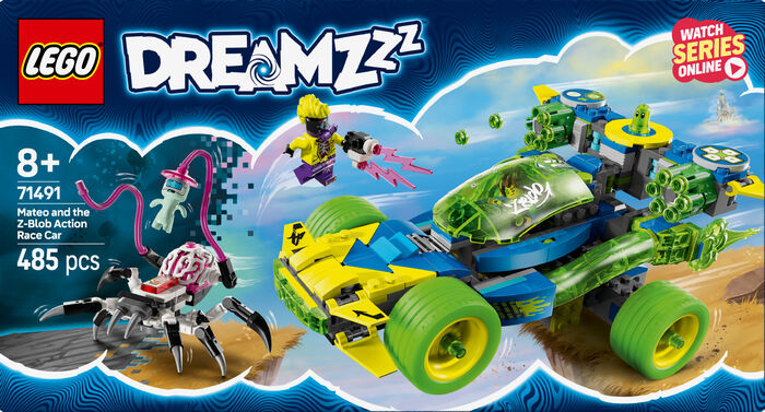 LEGO DREAMZzz Mateo, Z-Blob og kappakstursbíll 71491