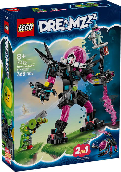 LEGO DREAMZzz Mateo vs Cyber Brain vélmenni 71495