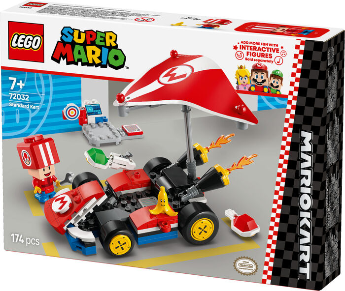 LEGO Super Mario: Mario Kart kappakstursbíll 72032 