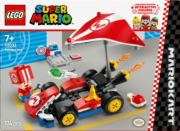 LEGO Super Mario: Mario Kart kappakstursbíll 72032 