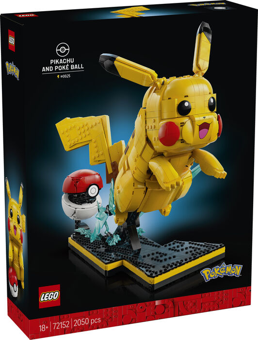 LEGO Pokémon Pikachu og Pokébolti 72152