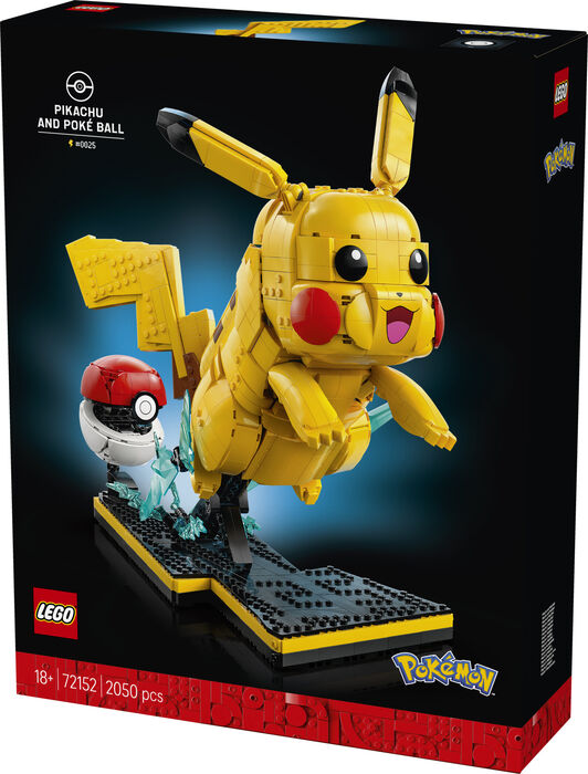 LEGO Pokémon Pikachu og Pokébolti 72152