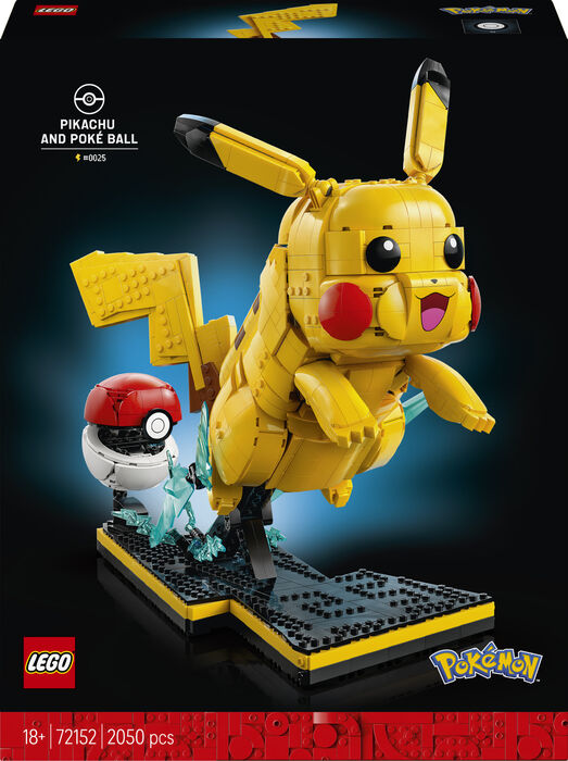 LEGO Pokémon Pikachu og Pokébolti 72152