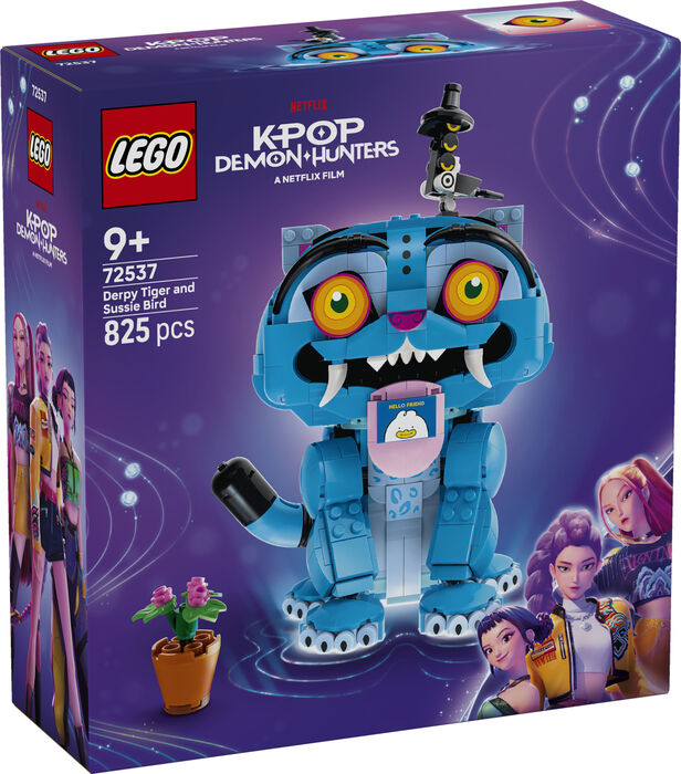 LEGO KPop Demon Hunters Tígurinn Derpy og skjórinn Sussie 72537