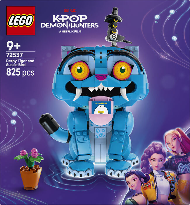 LEGO KPop Demon Hunters Tígurinn Derpy og skjórinn Sussie 72537