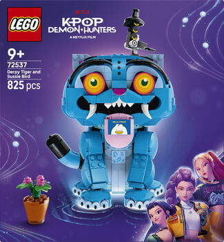 LEGO KPop Demon Hunters Tígurinn Derpy og skjórinn Sussie 72537