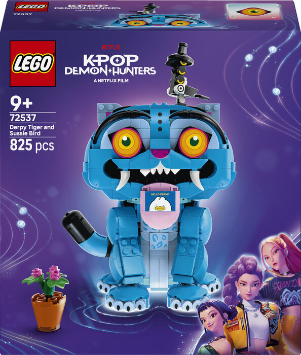 LEGO KPop Demon Hunters Tígurinn Derpy og skjórinn Sussie 72537
