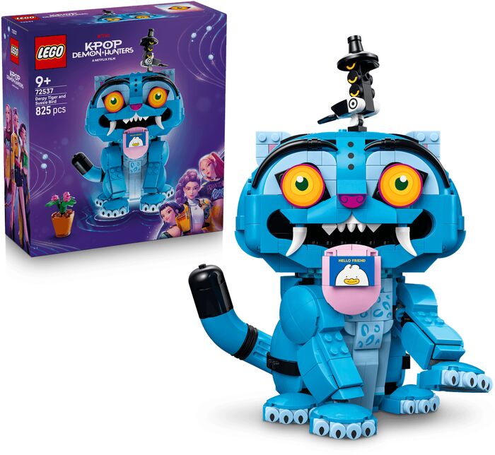 LEGO KPop Demon Hunters Tígurinn Derpy og skjórinn Sussie 72537