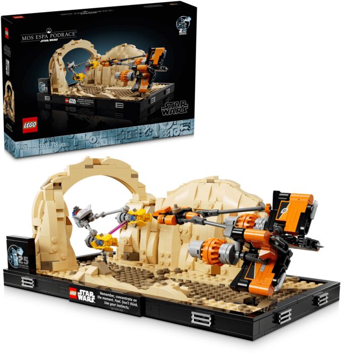 LEGO Star Wars Mos Espa Podrace líkan 75380
