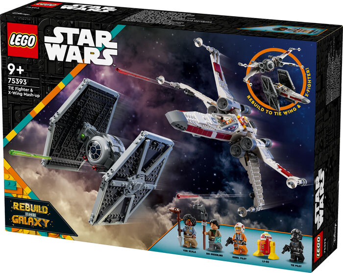 LEGO Star Wars TIE fighter og X-Wing 75393