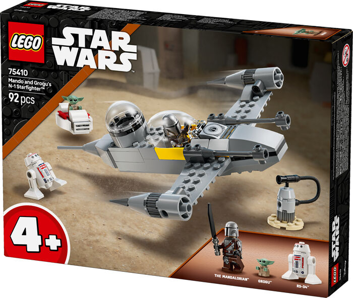 LEGO Star Wars Mando, Grogu og N-1 orrustuvélin 75410