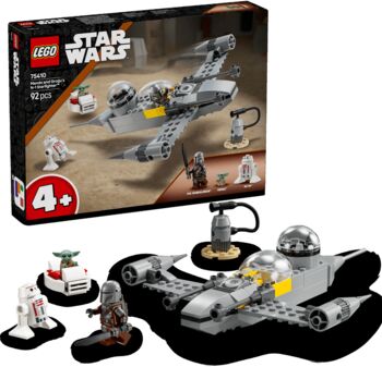 LEGO Star Wars Mando, Grogu og N-1 orrustuvélin 75410