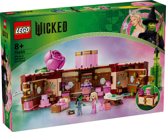 LEGO Wicked Glinda & Elphaba’s Dormitory 75683