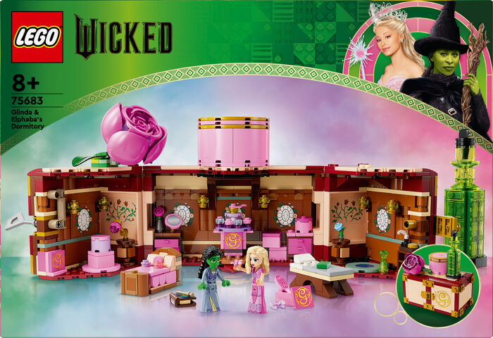 LEGO Wicked Glinda & Elphaba’s Dormitory 75683