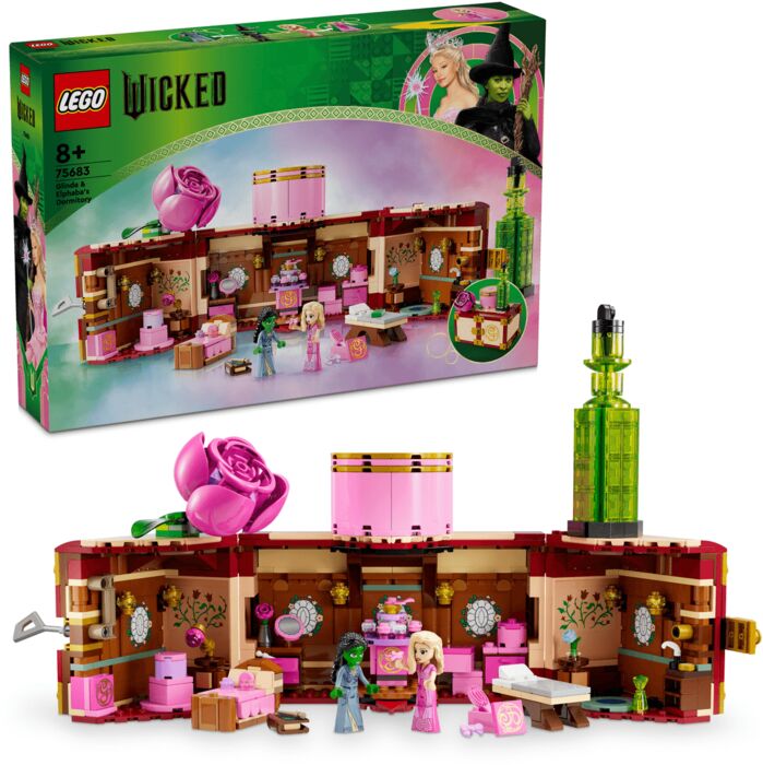 LEGO Wicked Glinda & Elphaba’s Dormitory 75683