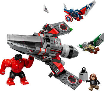 LEGO Marvel Captain America og Red Hulk 76292
