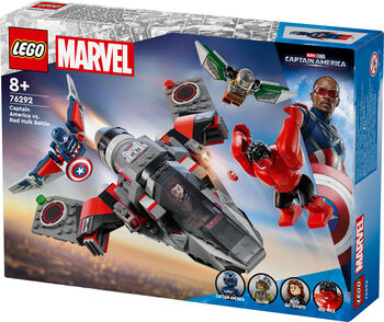 LEGO Marvel Captain America og Red Hulk 76292