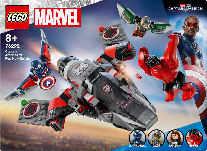 LEGO Marvel Captain America og Red Hulk 76292