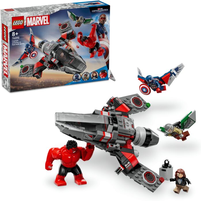 LEGO Marvel Captain America og Red Hulk 76292