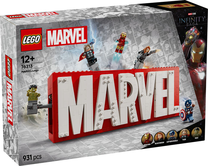 LEGO Marvel logo 76313 