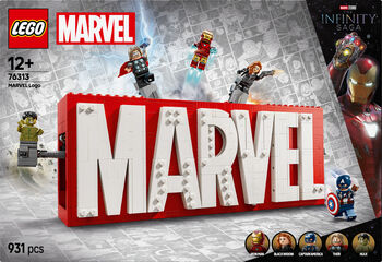 LEGO Marvel logo 76313 