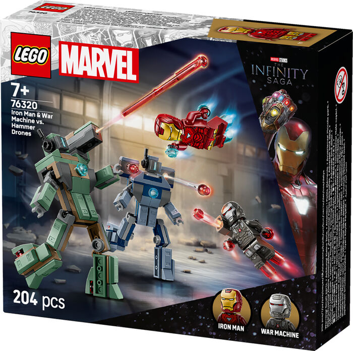 LEGO Marvel Iron Man og War Machine 76320