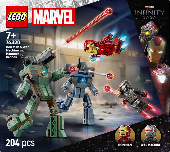 LEGO Marvel Iron Man og War Machine 76320