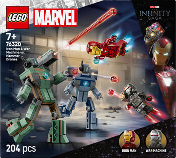 LEGO Marvel Iron Man og War Machine 76320