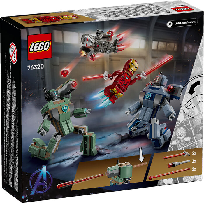 LEGO Marvel Iron Man og War Machine 76320