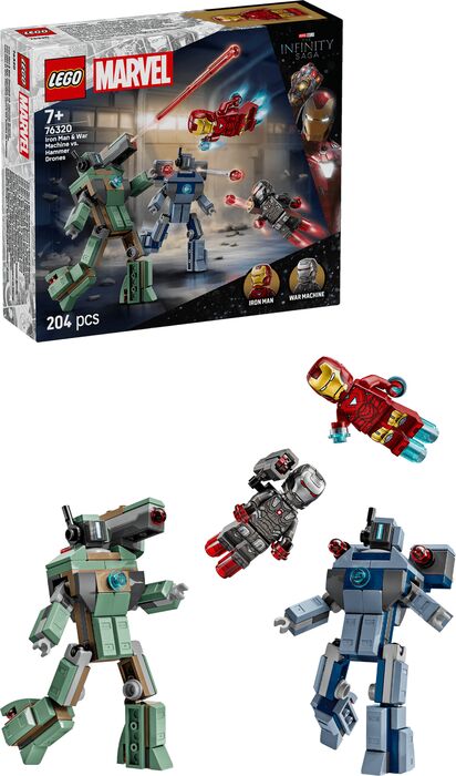 LEGO Marvel Iron Man og War Machine 76320