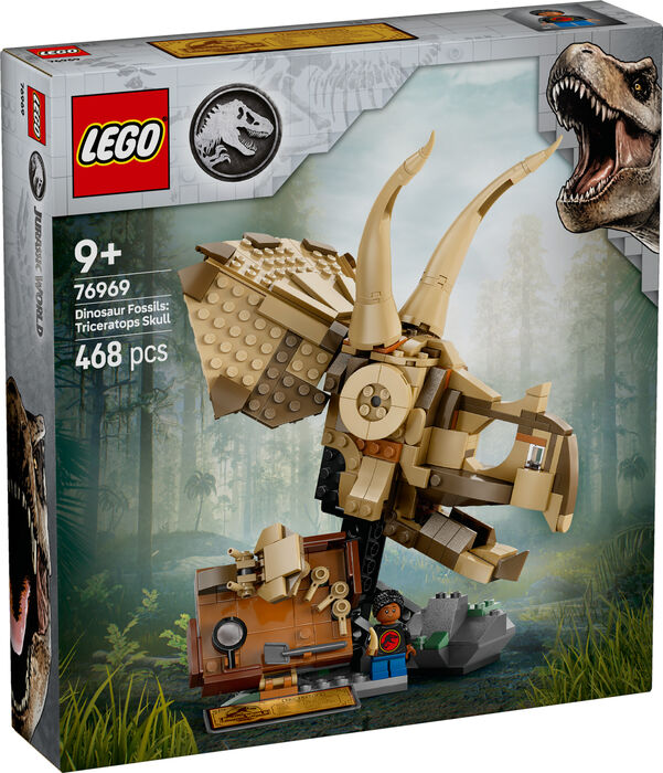LEGO Jurassic World steingervingur: Nashyrningseðluhöfuðkúpa 76969