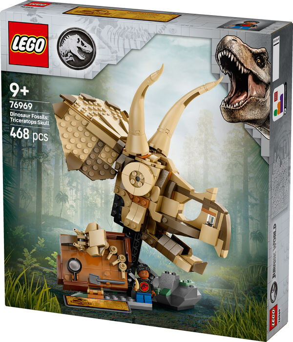 LEGO Jurassic World steingervingur: Nashyrningseðluhöfuðkúpa 76969
