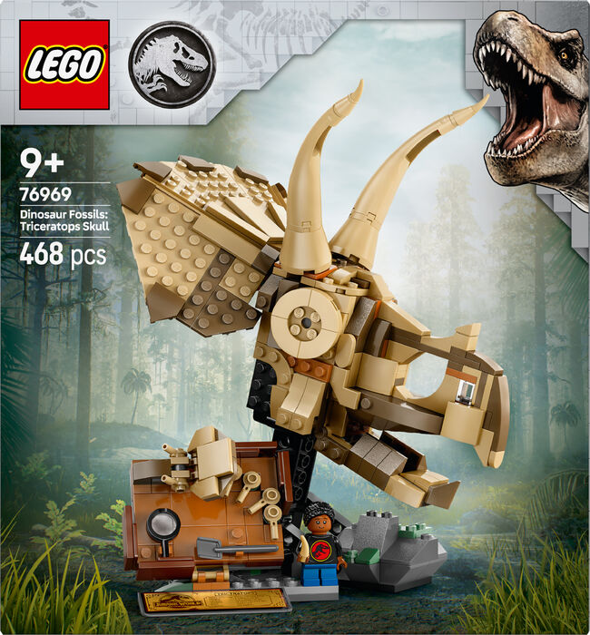 LEGO Jurassic World steingervingur: Nashyrningseðluhöfuðkúpa 76969