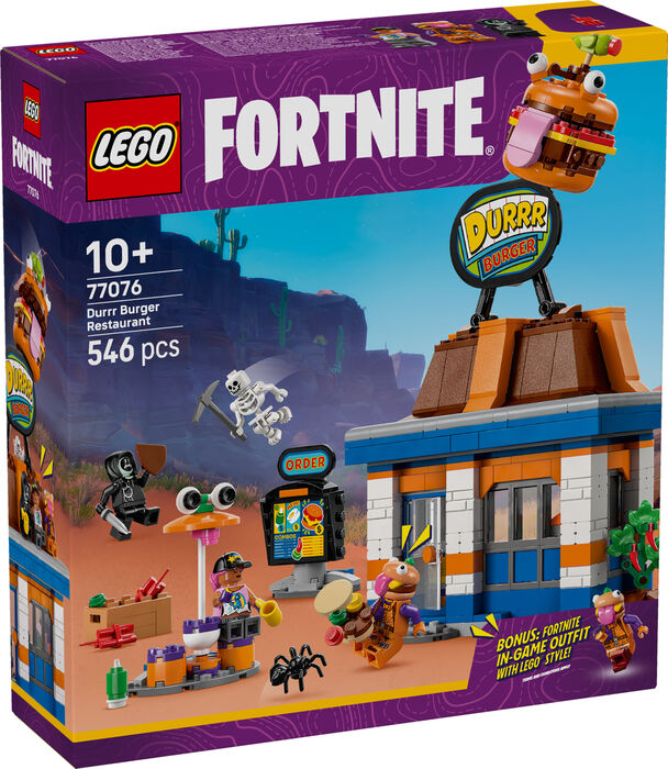 LEGO Fortnite Durr hamborgarastaður 77076 