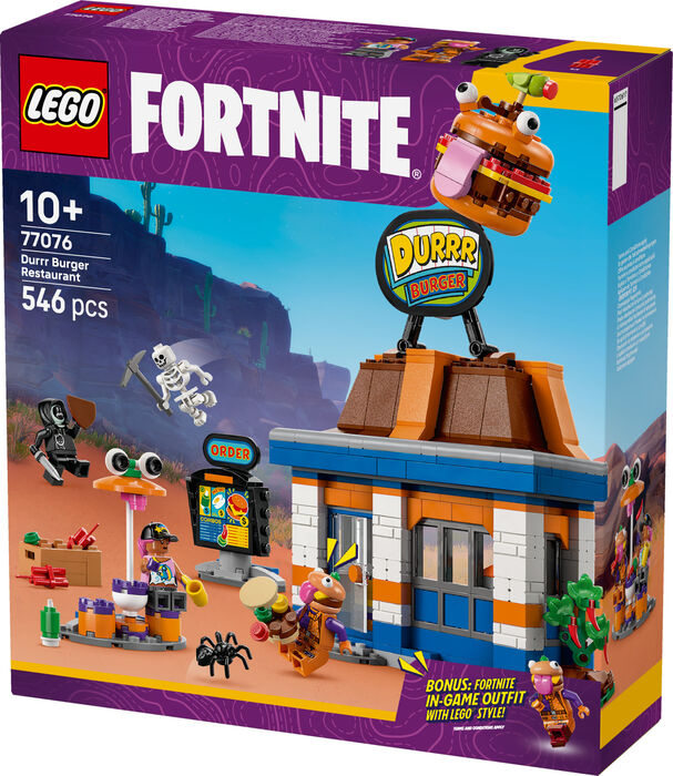 LEGO Fortnite Durr hamborgarastaður 77076 