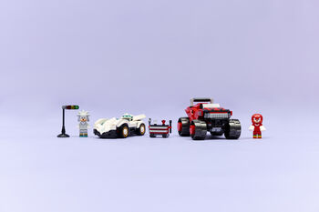LEGO Sonic Silver á móti Knuckles í bílum 77118