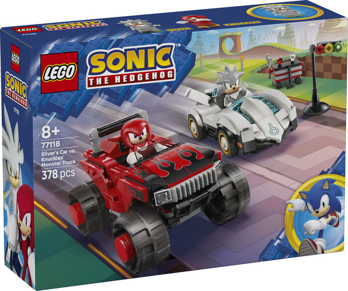 LEGO Sonic Silver á móti Knuckles í bílum 77118