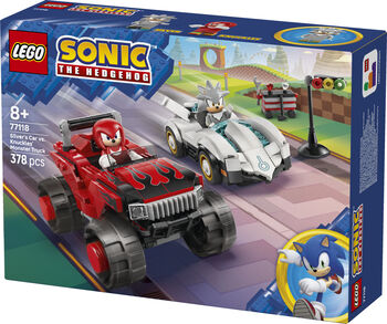 LEGO Sonic Silver á móti Knuckles í bílum 77118