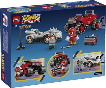 LEGO Sonic Silver á móti Knuckles í bílum 77118