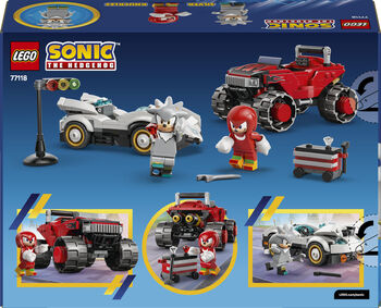 LEGO Sonic Silver á móti Knuckles í bílum 77118