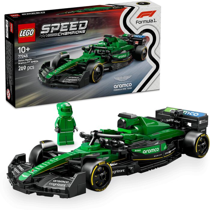 LEGO Speed Champions Aston Martin Aramco F1 kappaksturbíll 77245