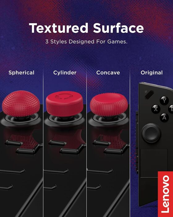 Lenovo Legion Go stýripinnagrip - Rauð