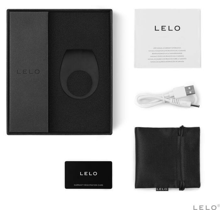 Lelo Tor 2 typpahringur - Svartur