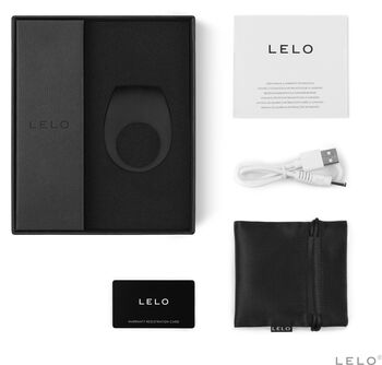 Lelo Tor 2 typpahringur - Svartur